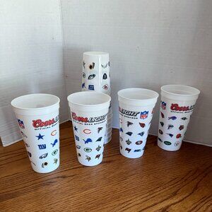 15 COORS LIGHT Official Beer Sponsor of the NFL Souvenir Cups With 32 NFL log